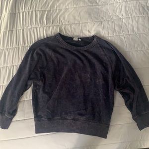 Gap size small blue distressed sweater